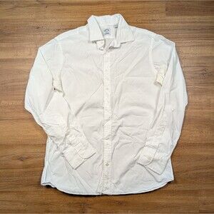 Todd Snyder x Hamilton Shirt Co Dress Shirt Men's Size 16 White Made in USA